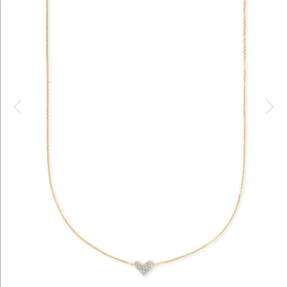 Kendra Scott Tiny Hearts Necklace